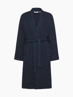 coincasa Accappatoi E Ciabatte|Biancheria Bagno|Accappatoio cotone nido d'ape tinta unita Blu