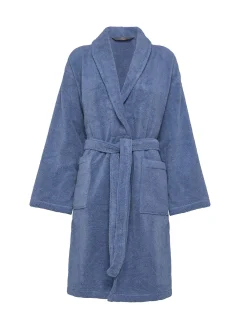 coincasa Accappatoi E Ciabatte|Biancheria Bagno|Accappatoio cotone premium quality Thermae Blu