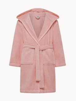 coincasa Accappatoi E Ciabatte|Accappatoio in puro cotone dettaglio gattino Rosa