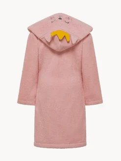 coincasa Accappatoi E Ciabatte|Accappatoio in puro cotone dettaglio gattino Rosa