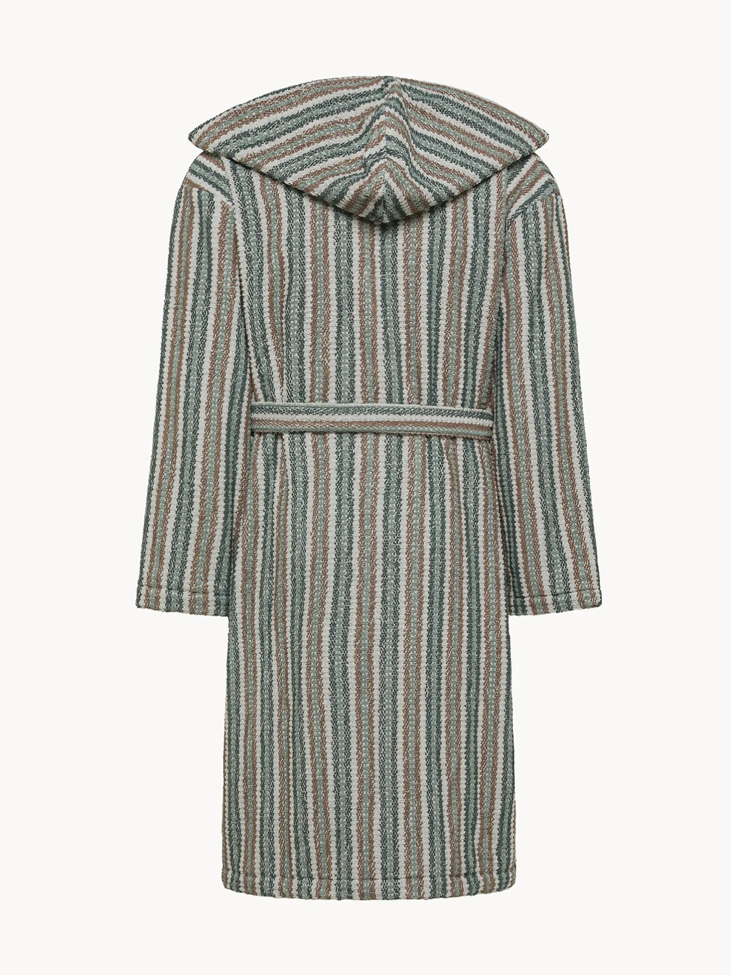 coincasa Accappatoi E Ciabatte|Accappatoio in spugna di cotone a righe Verde