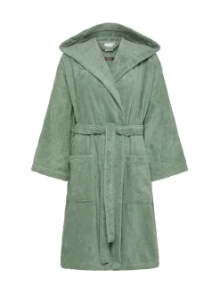 coincasa Accappatoi E Ciabatte|Biancheria Bagno|Accappatoio puro cotone tinta unita Zefiro Verde salvia