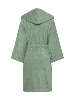 coincasa Accappatoi E Ciabatte|Biancheria Bagno|Accappatoio puro cotone tinta unita Zefiro Verde salvia