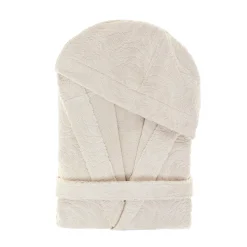 coincasa Accappatoi E Ciabatte|Biancheria Bagno|Accappatoio spugna puro cotone rose inglesi Portofino Beige