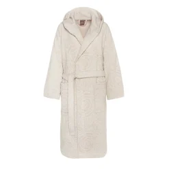 coincasa Accappatoi E Ciabatte|Biancheria Bagno|Accappatoio spugna puro cotone rose inglesi Portofino Beige