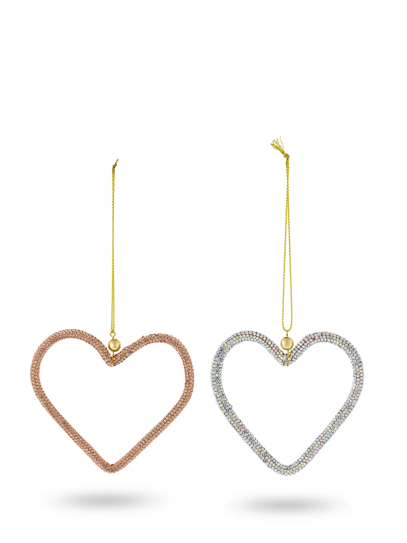 coincasa Altre Decorazioni|Palline|Addobbo albero in plastica a cuore Multicolor