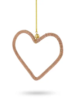 coincasa Altre Decorazioni|Palline|Addobbo albero in plastica a cuore Multicolor