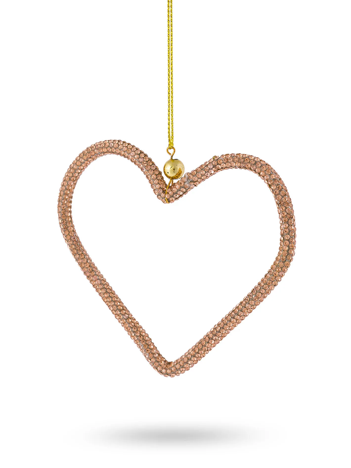 coincasa Altre Decorazioni|Palline|Addobbo albero in plastica a cuore Multicolor