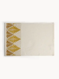 coincasa Asciugamani|Asciugamano bordo jacquard fantasia foglie Verde