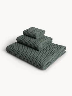 coincasa Asciugamani|Biancheria Bagno|Asciugamano cotone nido d'ape tinta unita Verde