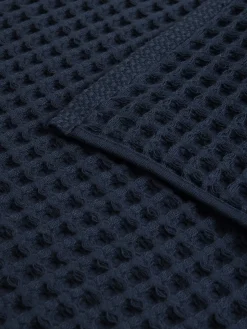 coincasa Asciugamani|Biancheria Bagno|Asciugamano cotone nido d'ape tinta unita Blu