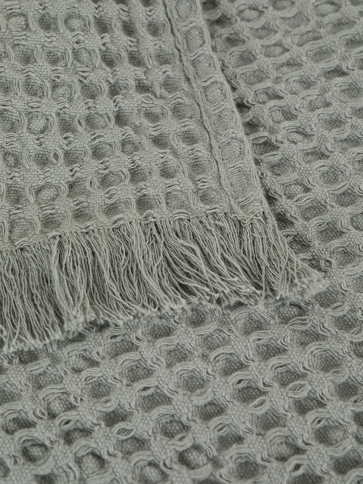 coincasa Asciugamani|Biancheria Bagno|Asciugamano cotone nido d'ape Thermae Grigio