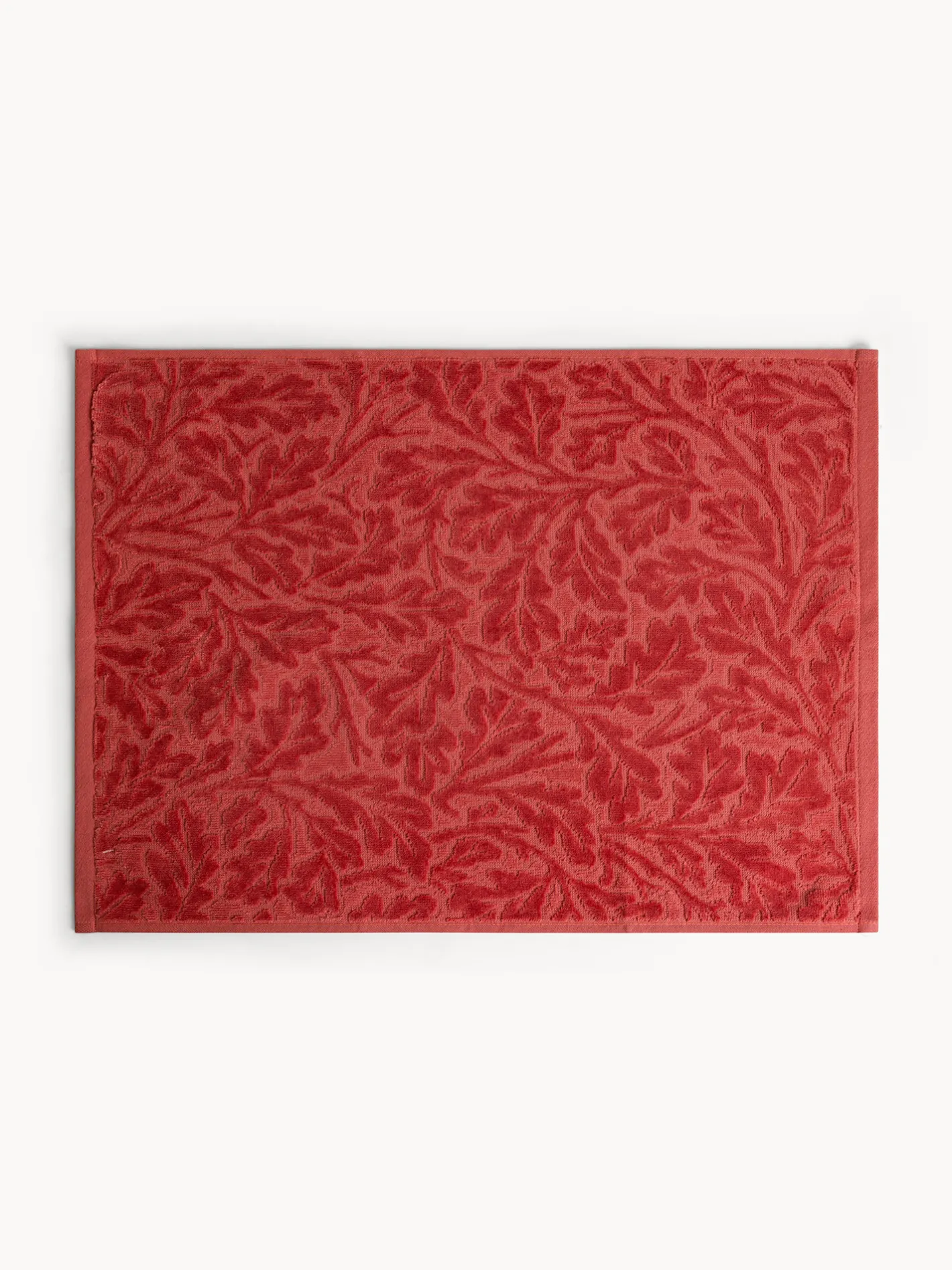 coincasa Asciugamani|Asciugamano in cotone velour motivo in rilievo Rosa cipria