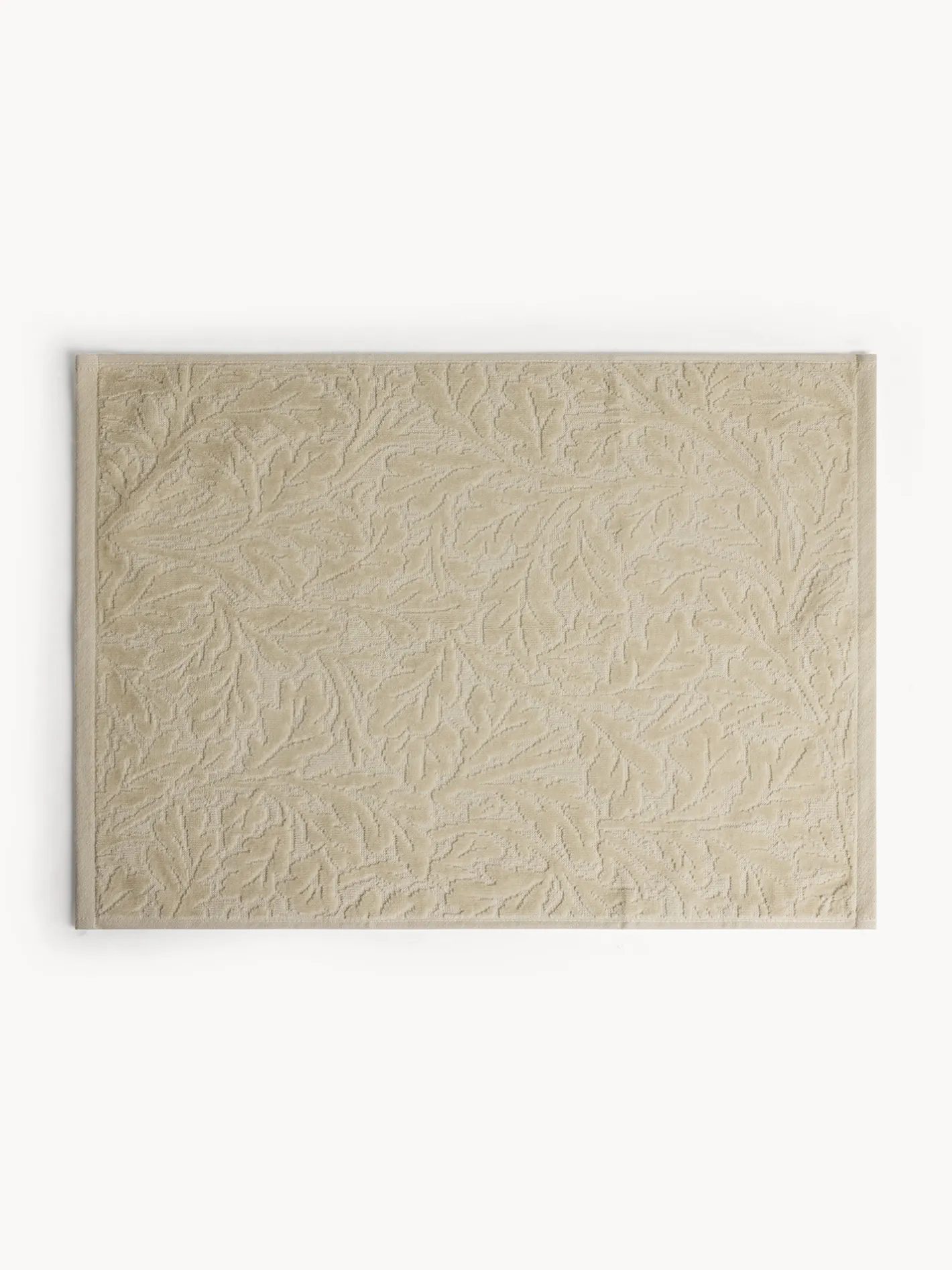 coincasa Asciugamani|Asciugamano in cotone velour motivo in rilievo Bianco avorio