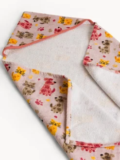 coincasa Asciugamani|Asciugamano in cotone velour stampa animaletti Rosa