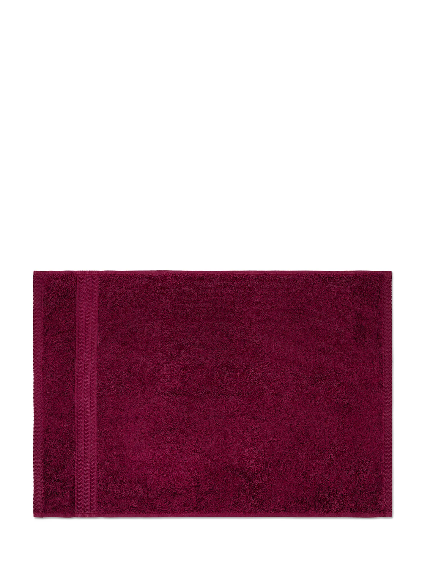 coincasa Asciugamani|Biancheria Bagno|Asciugamano puro cotone tinta unita Zefiro Rosso ciliegia