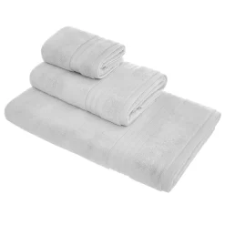 coincasa Asciugamani|Biancheria Bagno|Asciugamano puro cotone tinta unita Thermae Grigio perla