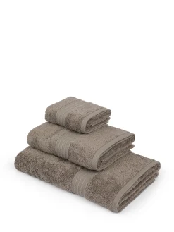 coincasa Asciugamani|Biancheria Bagno|Asciugamano puro cotone tinta unita Zefiro Grigio