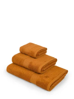 coincasa Asciugamani|Biancheria Bagno|Asciugamano puro cotone tinta unita Zefiro Giallo scuro