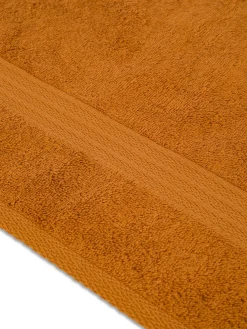 coincasa Asciugamani|Biancheria Bagno|Asciugamano puro cotone tinta unita Zefiro Giallo scuro