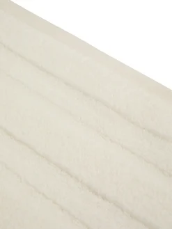 coincasa Asciugamani|Biancheria Bagno|Asciugamano puro cotone tinta unita Zefiro Gold Bianco