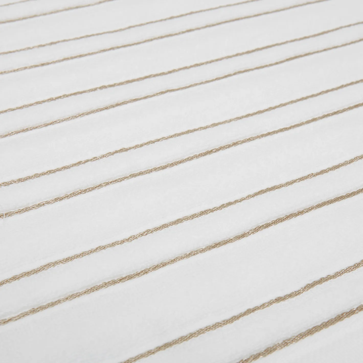 coincasa Asciugamani|Biancheria Bagno|Asciugamano spugna di cotone motivo a righe Portofino Bianco