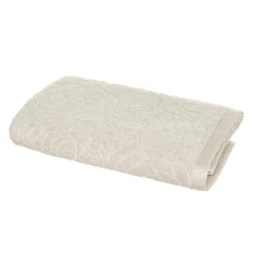 coincasa Asciugamani|Biancheria Bagno|Asciugamano spugna puro cotone rose inglesi Portofino Beige