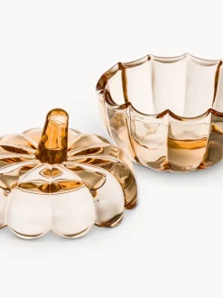 Contenitori E Cestini|Barattolo in vetro a forma di zucca Arancione chiaro