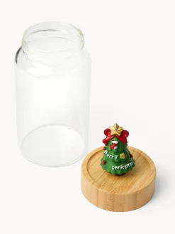 coincasa Contenitori E Cestini|Coppe E Contenitori Natalizi|Barattolo in vetro con tappo ad alberello Trasparente
