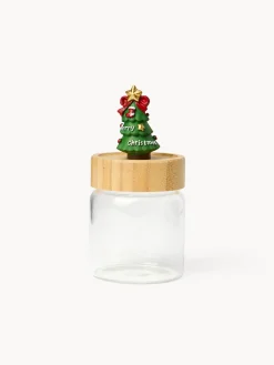 coincasa Contenitori E Cestini|Coppe E Contenitori Natalizi|Barattolo in vetro con tappo ad alberello Trasparente