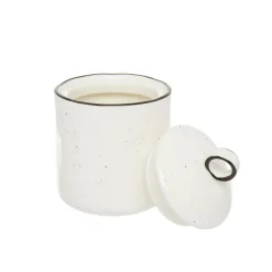 Contenitori E Cestini|Barattolo porcellana Ginevra Bianco