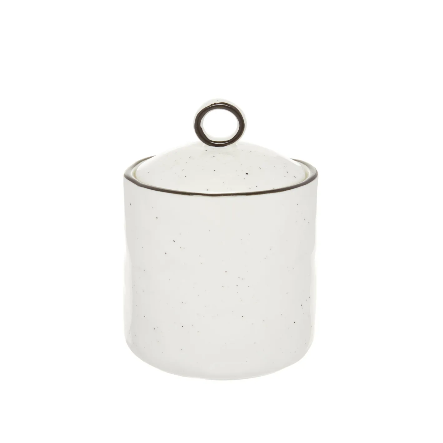 Contenitori E Cestini|Barattolo porcellana Ginevra Bianco