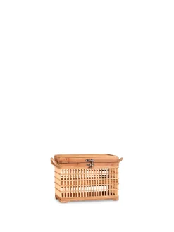 coincasa Arredo Soggiorno|Baule decorativo in bamboo Beige