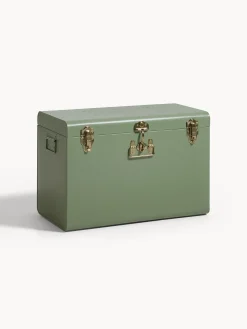 coincasa Arredo Soggiorno|Baule decorativo in ferro verniciato Verde