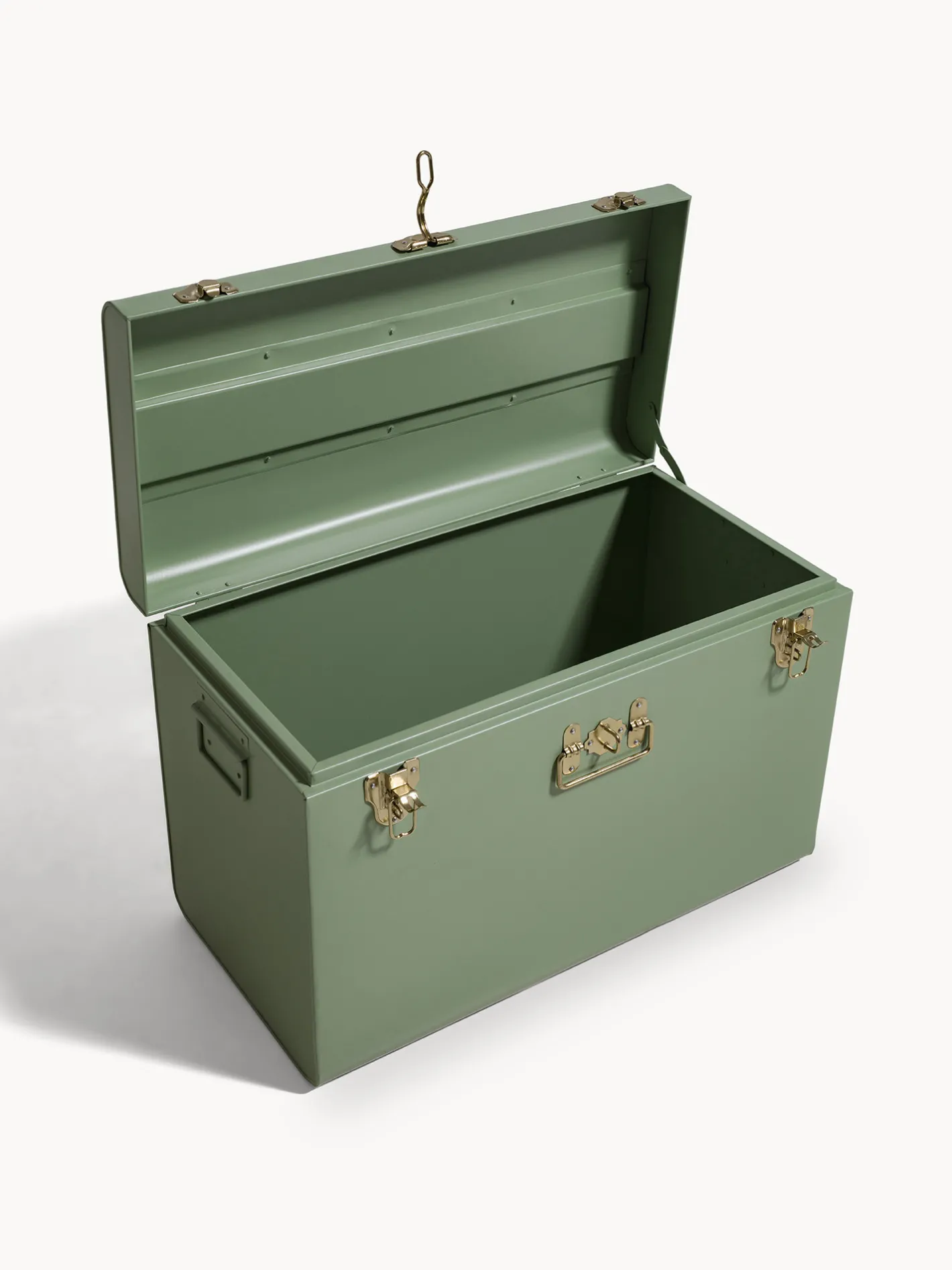 coincasa Arredo Soggiorno|Baule decorativo in ferro verniciato Verde