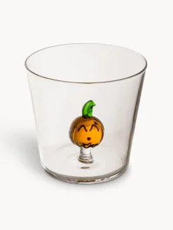 coincasa Bicchieri E Calici|Bicchiere in vetro borosilicato dettaglio zucca Trasparente