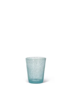coincasa Bicchieri E Calici|Bicchiere vetro colorato in pasta Matera Azzurro