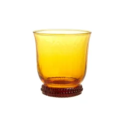 coincasa Bicchieri E Calici|Bicchiere vetro colore in pasta Arancione ambra