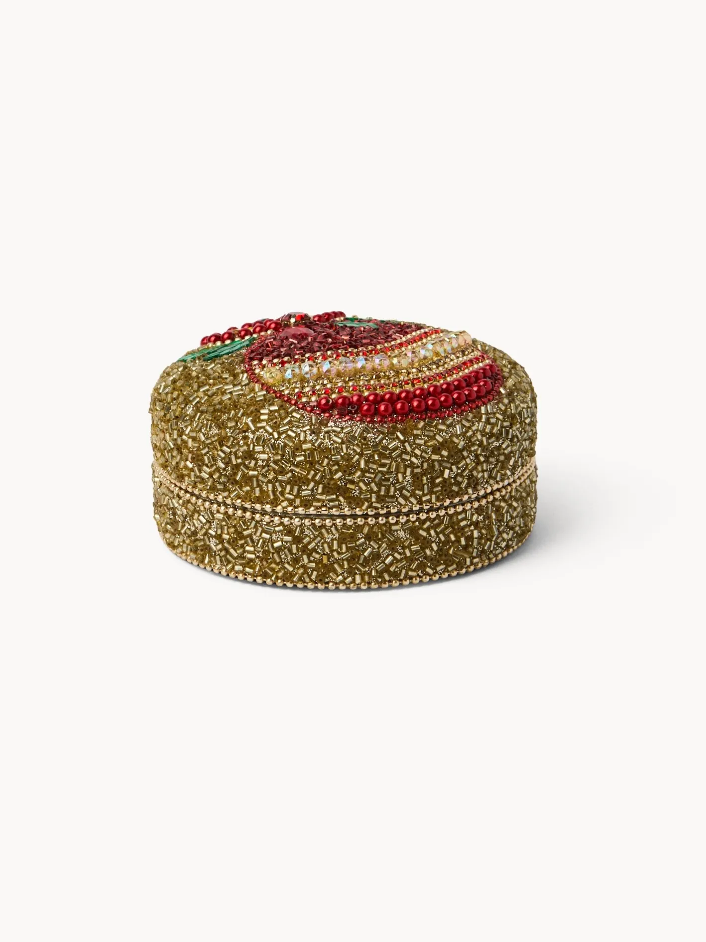 coincasa Soprammobili E Orologi|Altre Decorazioni Natalizie|Box rivestito di perline Multicolor