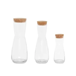 coincasa Caraffe E Decanter|Brocca vetro con tappo 1 L Trasparente