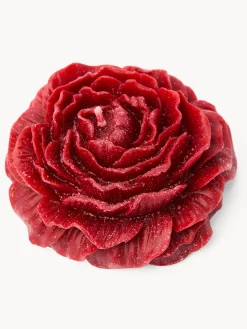 coincasa Candele E Diffusori|Candele Natalizie|Candela a forma di rosa Rosso