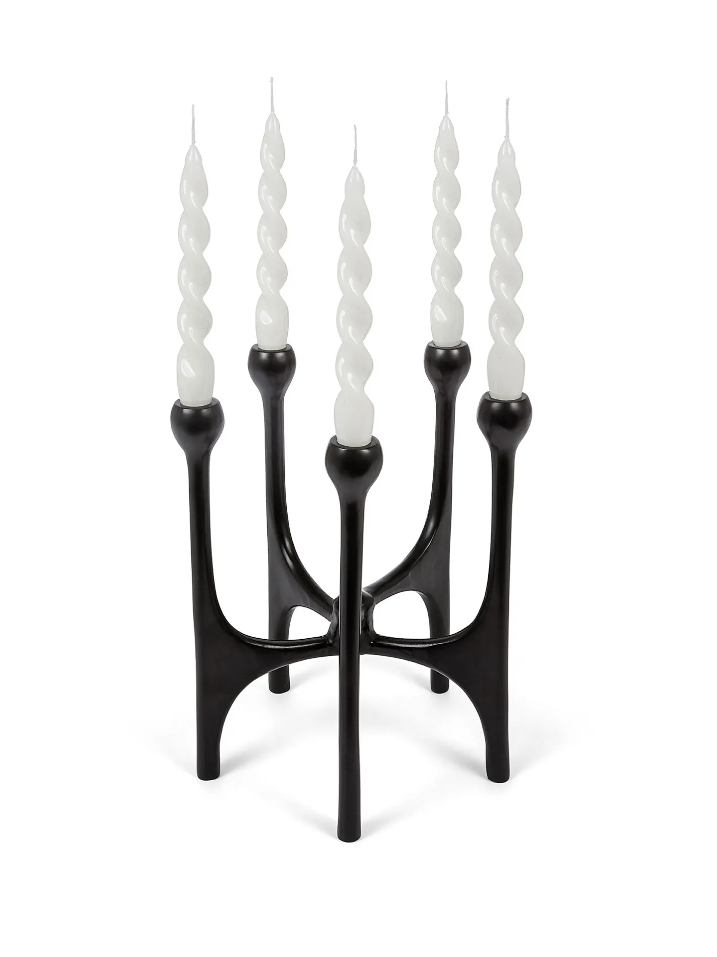 coincasa Lanterne, Candelieri E Portacandele|Lanterne E Vasi Da Esterno|Candeliere a 5 luci in metallo Nero