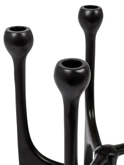 coincasa Lanterne, Candelieri E Portacandele|Lanterne E Vasi Da Esterno|Candeliere a 5 luci in metallo Nero