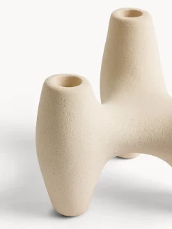 coincasa Lanterne, Candelieri E Portacandele|Candeliere in ceramica 3 luci Beige