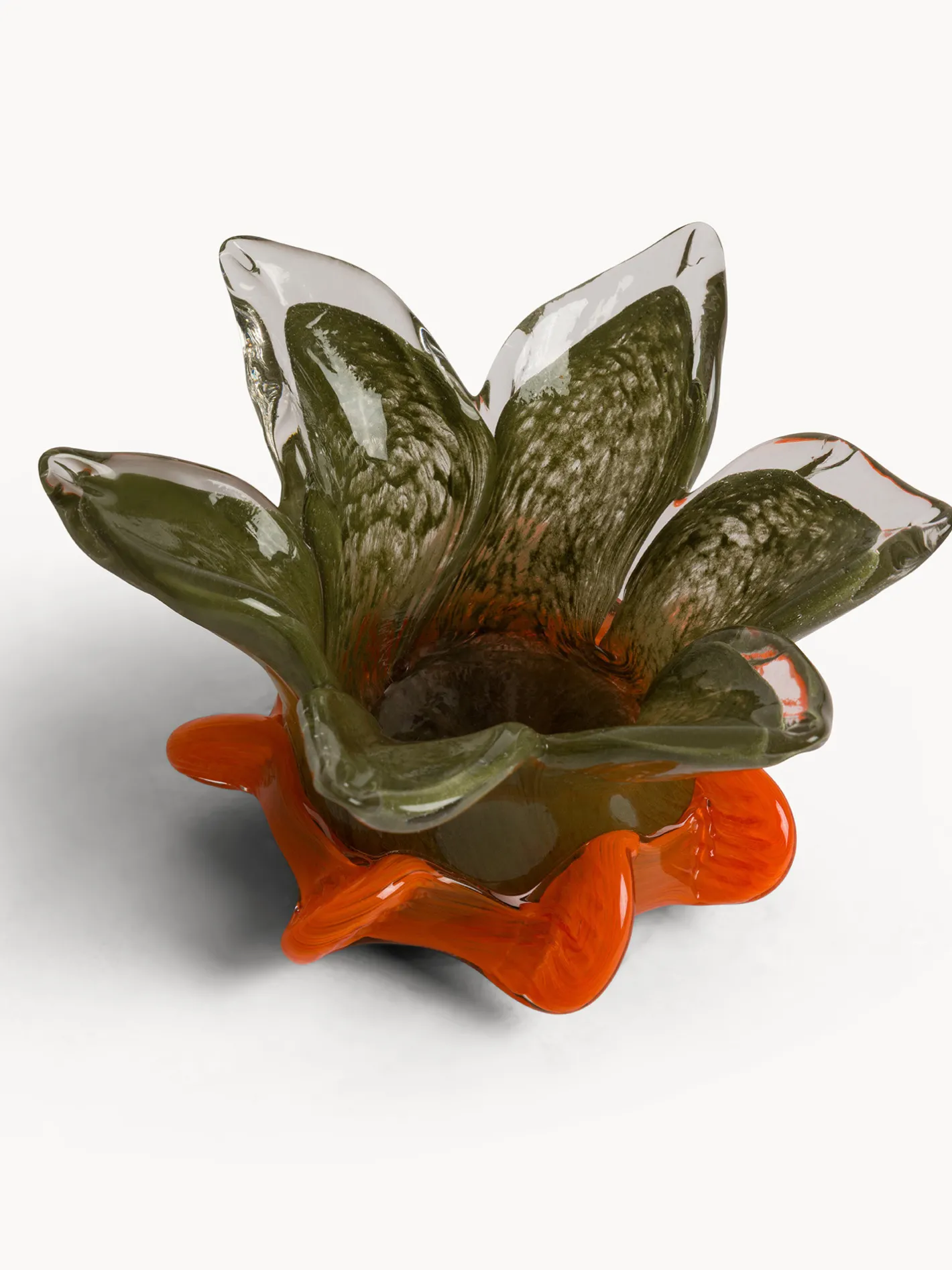 coincasa Lanterne, Candelieri E Portacandele|Candeliere in vetro colorato in pasta Verde