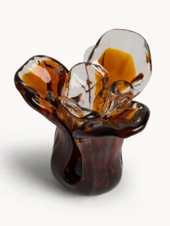 coincasa Lanterne, Candelieri E Portacandele|Candeliere in vetro colorato in pasta Arancione