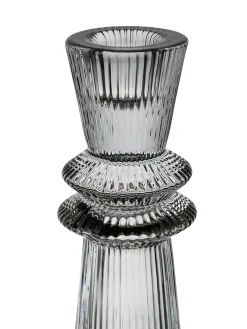 coincasa Lanterne, Candelieri E Portacandele|Candeliere vetro colorato in pasta Grigio