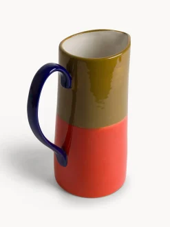 coincasa Caraffe E Decanter|Caraffa in ceramica a righe Multicolor
