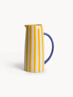 coincasa Caraffe E Decanter|Caraffa in ceramica a righe Multicolor