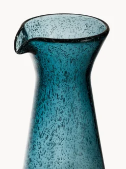 coincasa Caraffe E Decanter|Caraffa in vetro sodalime con bolle Blu